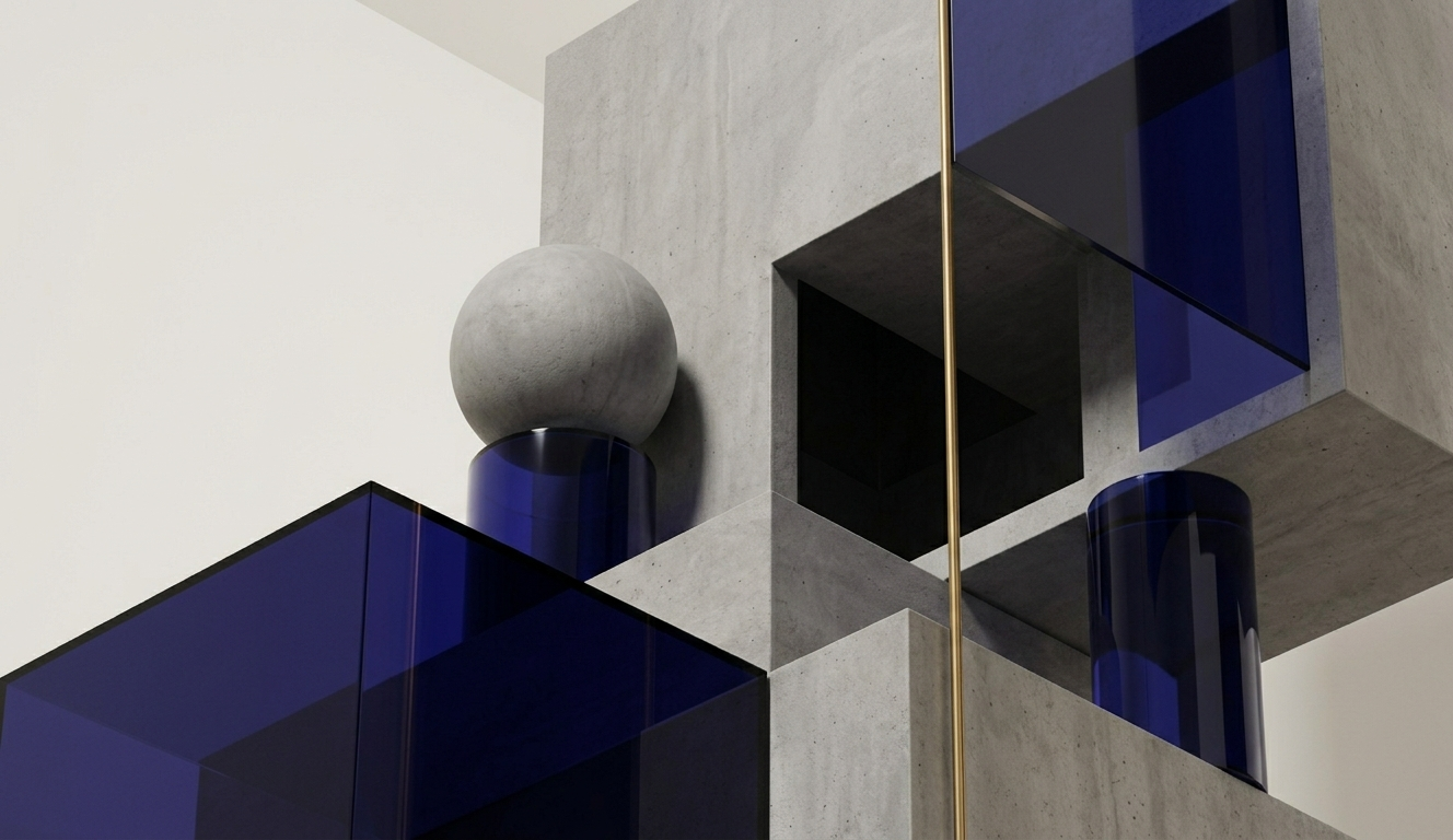 Geometric Shapes Minimal Design Art