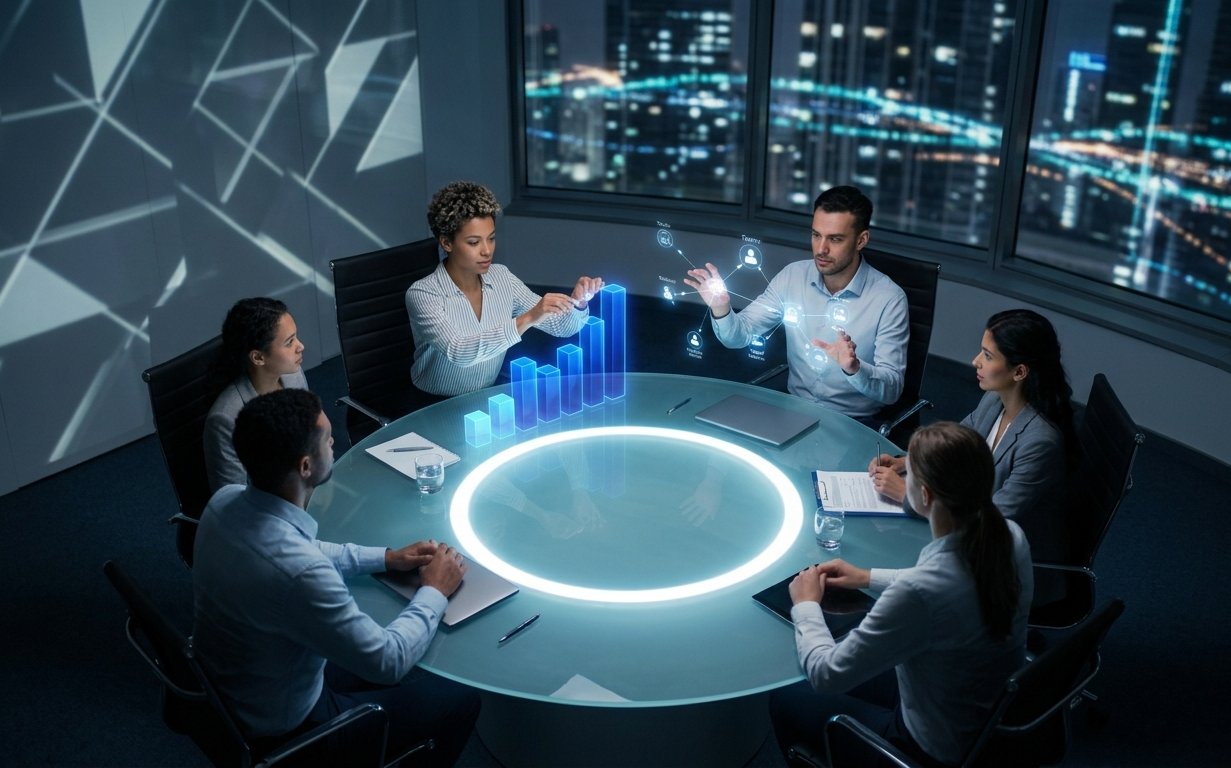 Business Team Collaboration Office