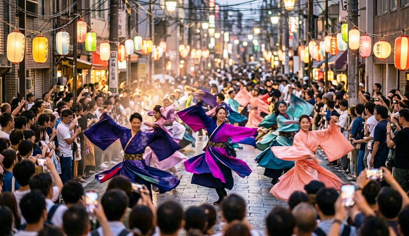 Festival Cultural Dance Colors Crowd