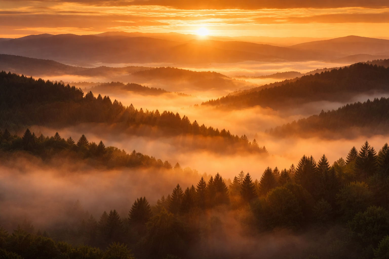 Golden Morming Mist