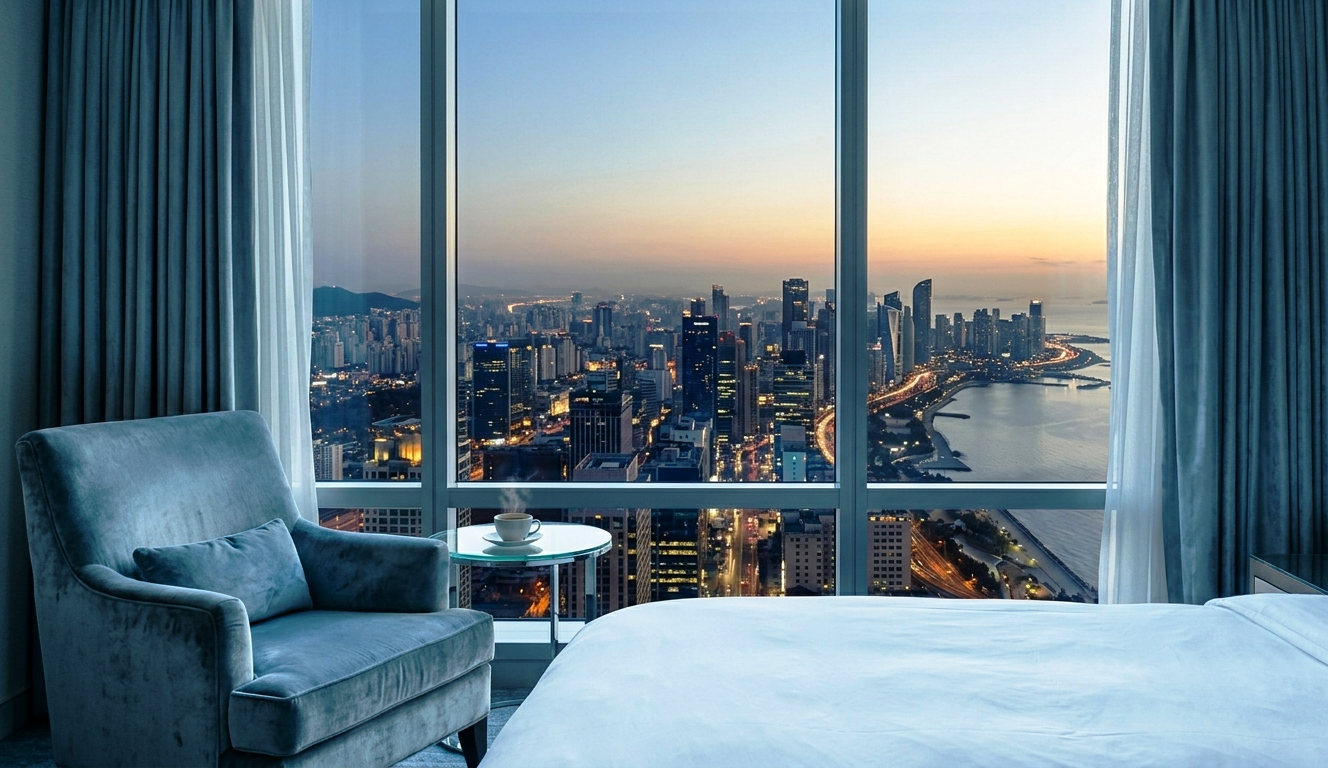 Luxury Hotel Room View City