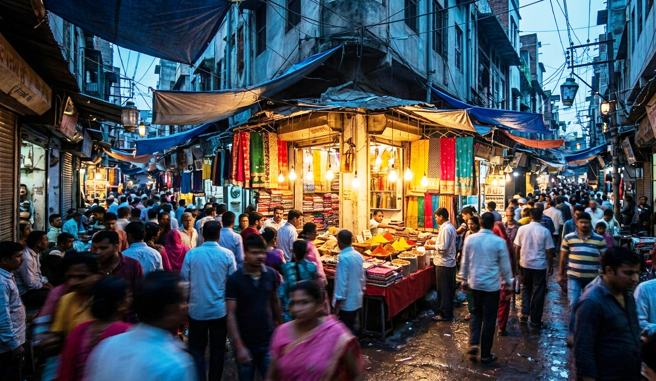 Street Photography Busy Market Crowd