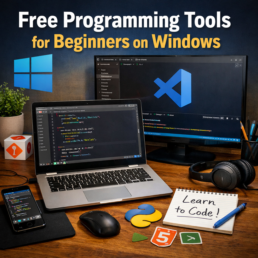 Free Programming Tools For Beginners On  Windows